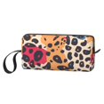 thumbnail image 3 of Portable Storage Bag 7.9×3.5×2.4in Simple Design Convenient Storage And Finishing Bag Light Body Can Be Used As A Cosmetic Bag Storage Bag Leopard Print Pattern Rainbow_4, 3 of 8