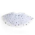 thumbnail image 4 of HBGVBA Little Girl's Ballroom Dance Skirt,Layered Mesh Skirt,Kids 1-6 Years Star Print Elastic Waist Mesh Dance Layered Princess Skirt, 4 of 4