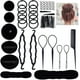 thumbnail image 1 of Accesorio para peinar el cabello, juego de herramientas para peinar el cabello con trenzas, color negro, 1 of 5