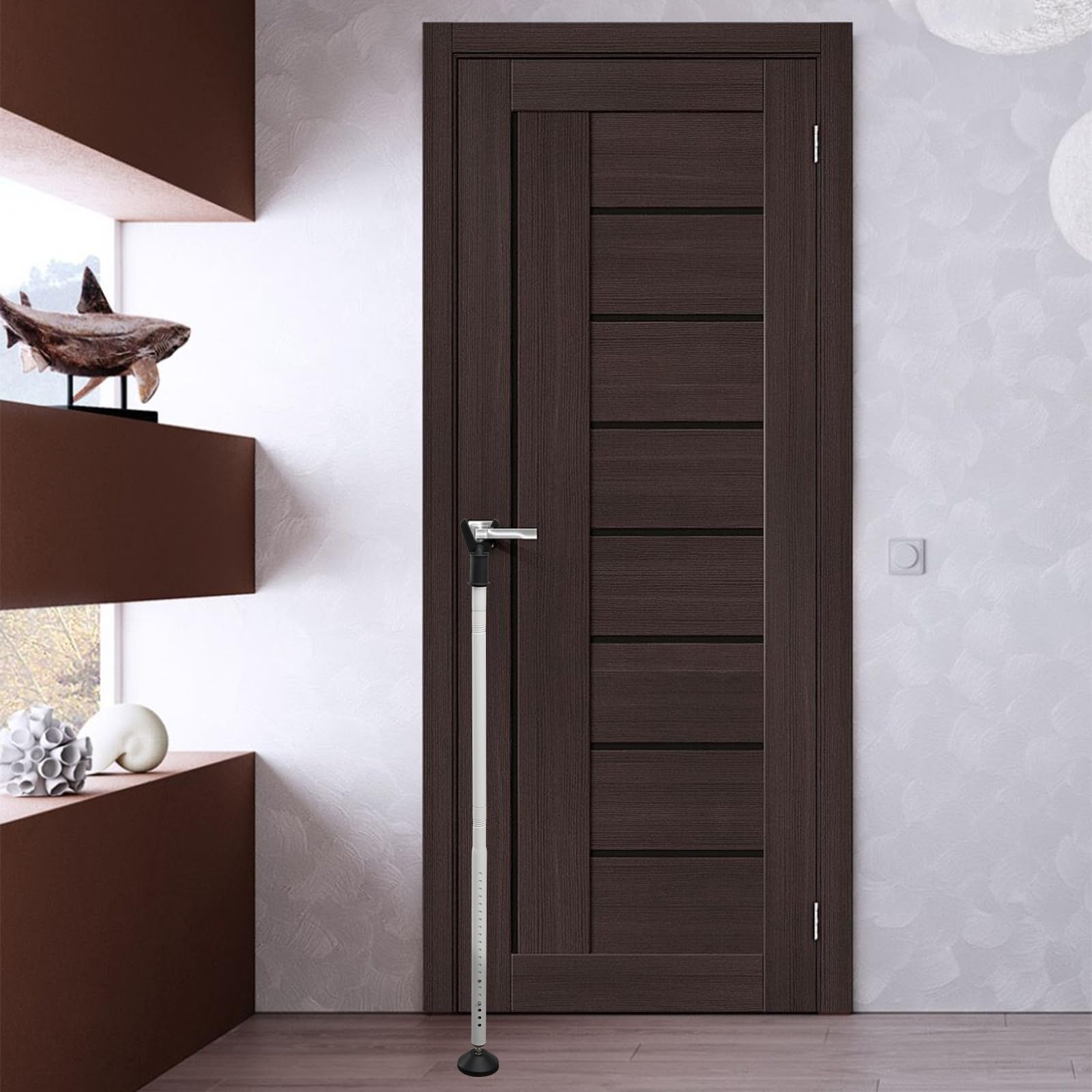 IHOMEPARK Door Security Bar, Adjustable 35-41.7 inch photo 5