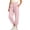 Pink, variant on QTBIUQ Girls Jogger Pants Kids Cotton Sweatpants with Side Pockets Elastic Waist Solid Color Winter Pants