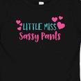 thumbnail image 4 of Inktastic Little Miss Sassy Pants, Sassy, Sassy Girl, Hearts Girls Baby T-Shirt, 4 of 5