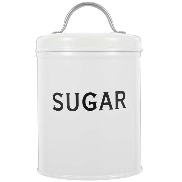 Metal Tea Canister Portable Tea Container Sugar Container Handheld Tea Canister Sugar Holder