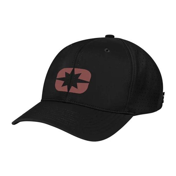Polaris 2865519 Shadow Logo Cap Hat Comfy Lightweight Breathable Adjustable Strap Black