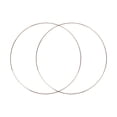 thumbnail image 1 of HILABEE 2 Pieces Metal Floral Hoops Iron Rings for DIY Wedding Wreath Macrame Crafts 40 cm, 1 of 9