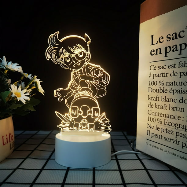Lámpara nocturna 3D Illusion Detective Conan Kudos Anime
