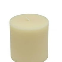 Zest Candle CPZ-169-12 3 x 3 in. Ivory Pillar Candles -12pcs-Case- Bulk