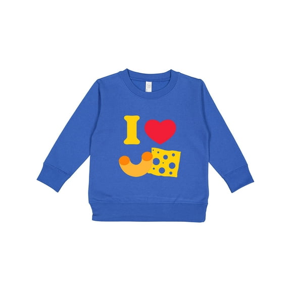 Inktastic I Heart Mac and Cheese Toddler Sweatshirt