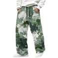 thumbnail image 3 of GrmtClth Men's Cargo Pants Outdoor Camouflage Breathable Loose Straight Leg Drawstring Waist Daily Wear Pants 3XL, 3 of 7