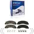 thumbnail image 4 of Detroit Axle - 4WD Brake Kit for Ford 00-05 Excursion, 00-04 F-250 F-350 Super Duty, Drilled Brake Rotors Ceramic Brake Pads Rear Brake Calipers Replacement [13.03" Front & 12.83" Rear Rotors], 4 of 7