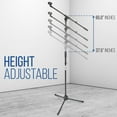 thumbnail image 2 of Pyle Foldable Tripod Microphone Stand - Universal Mic Mount and Height Adjustable from 37.5'' to 65.0'' Inch High w/Extending Telescoping Boom Arm Up to 28.0'' - Knob Tension Lock Mechanism PMKS3, 2 of 7