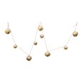 thumbnail image 1 of Creative Co-Op Guirnalda De Cascabeles De Metal De 76 Pulgadas De Largo Con Acabado Dorado, 1 of 4