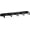 1U Horizontal w/Passthrough, variant on Vertical Server Rack Cable Management w/ D-Ring Hooks - Network Rack Cord Manager Panel - Wire Organizer