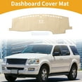 thumbnail image 2 of Unique Bargains Dashboard Cover Anti-Slip Dash Cover Mat Carpet for Ford Explorer 2020-2024 Polyester Beige, 2 of 7