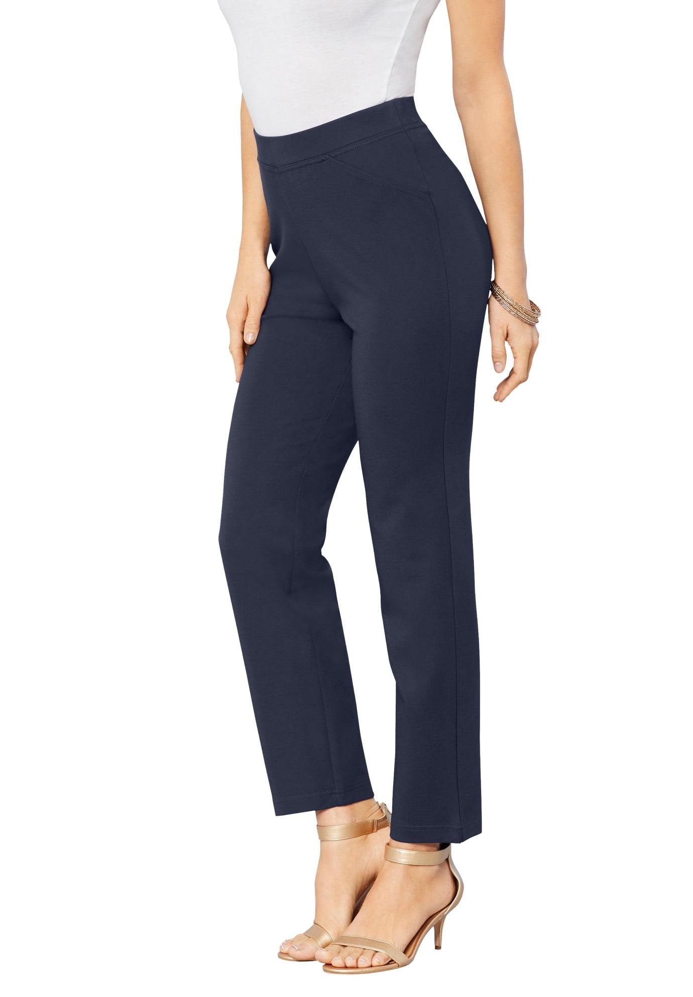 Stretch Knit Trousers 