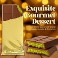 thumbnail image 2 of Ceres Gourmet Dubai Milk Chocolate Kunafa Pistachio Bar Crispy 3-Pack 3 x 7oz, 2 of 9