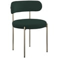 thumbnail image 2 of Meridian Furniture Beacon Green Boucle Fabric Dining Chair, 2 of 8