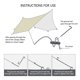 thumbnail image 3 of Protector Solar Para Toldo De Camping 5-8 personas Octagon Camping Toldo Protector solar Tienda de campaña impermeable (Caqui), 3 of 8
