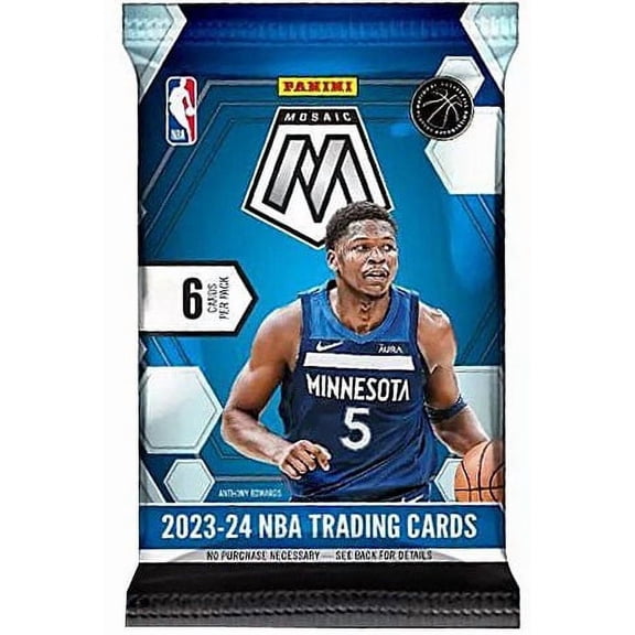 NBA Panini 2023-24 Mosaic Basketball Trading Card BLASTER Pack (6 Cards)