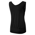 thumbnail image 5 of Women's Summer V Neck Tank Top Basic Sleeveless Casual Fit Shirts, 5 of 5