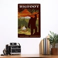 thumbnail image 2 of Mount Baker, Washington, Home of Bigfoot (12x18 Aluminum Art, Indoor Outdoor Metal Sign Decor), 2 of 5