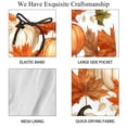 thumbnail image 4 of luoweisi Men's Beach Shorts Quick Dry Swim Trunks with Mesh Lining Maple Leaf Pumpkin XL, 4 of 5