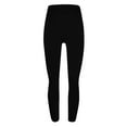 thumbnail image 4 of Qetyuw Womens Yoga Leggings High Waist Solid Color Pants Stretchy Tummy Control Slinny Pants Essential Slim Fit Workout Exercise Running Trousers, 4 of 4