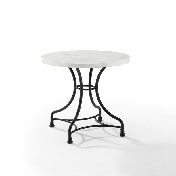 Madeleine 32 Round Dining Table Matte Black Com Madeleine 32 Round Dining Table Matte, Arkell 40 Inch Round Pedestal Dining Table White