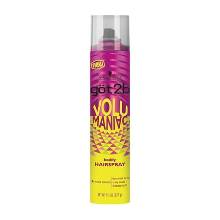 Got Tools - Got 2B Volumaniac Bodify Hair Spray, 9.1 Oz, 2 Pack