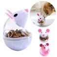 thumbnail image 1 of Distributeur de Nourriture pour Chaton en Forme de Souris, Jouet à Mâcher, 1 of 5