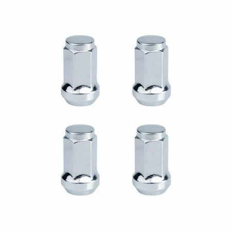 Tapered Lug Nut 10mm X 1.25mm Thread Pitch W/14mm Head Chrome (4 Pack) Compatible With Can-Am Defender HD10 XT 6X6 2021