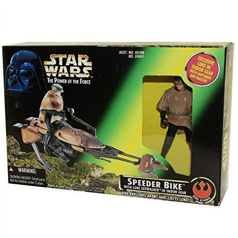 Star Wars The Power of the Force Speeder Bike with Luke Skywalker