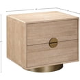 thumbnail image 3 of Meridian Furniture Wade Natural Night Stand / Side Table, 3 of 10