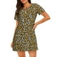 thumbnail image 1 of Fotbe Leopard Bata de Dormir para Mujer con Estampado, Camisón de Algodón de Manga Corta, Ropa de Dormir Casual, 1 of 6