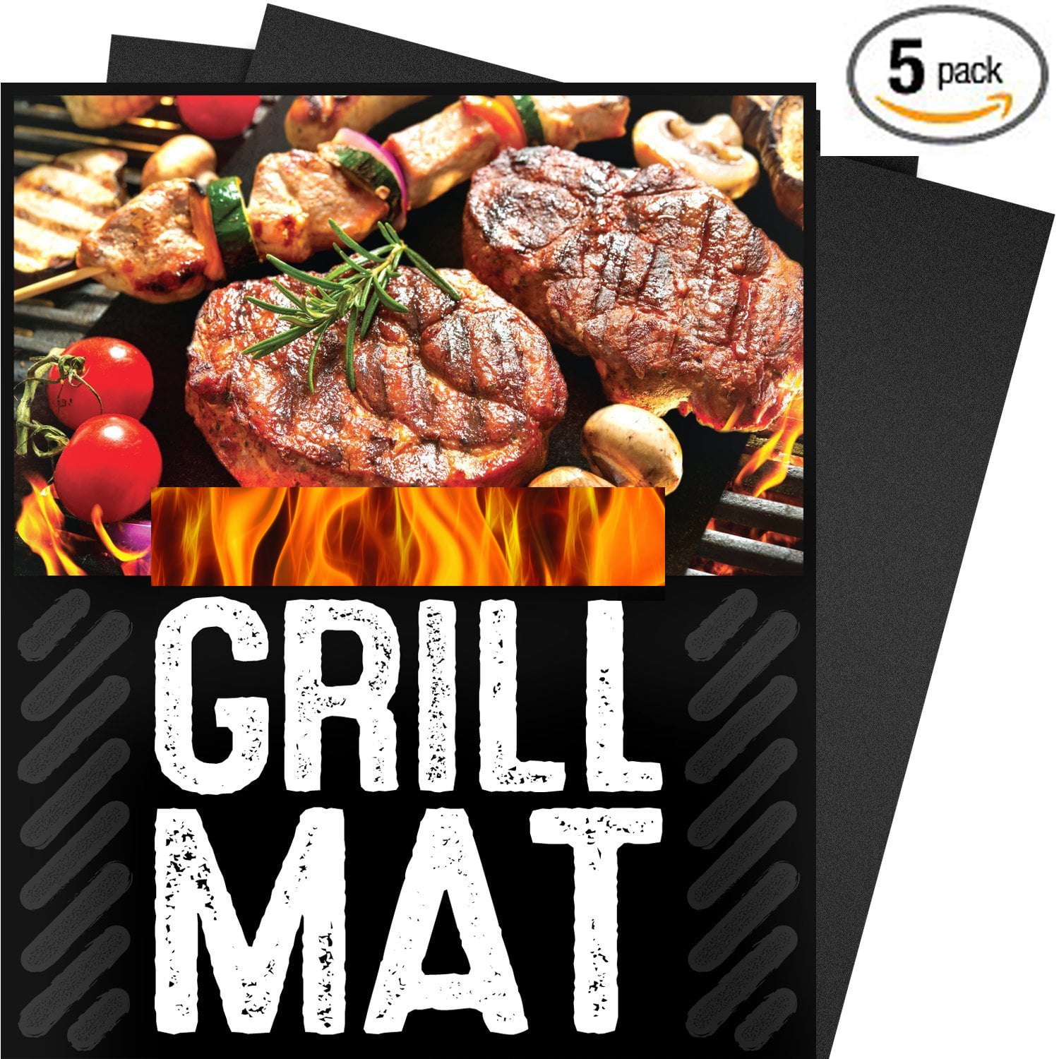 G & F BBQ Grill Sheets Mat Temperature Resistant NonStick Coating