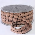 thumbnail image 2 of The Ribbon People Chocolate Brown Blocks Woven Edge Craft Ribbon 0.75" x 40 Yards, 2 of 2