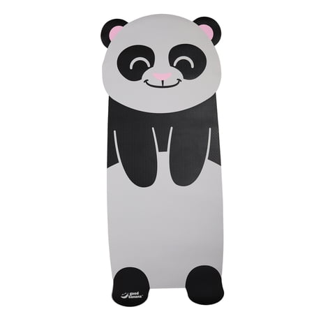 Good Banana Kid s Yoga Mat  Panda Shaped  65.5 x 31.5 In. Environmentally Friendly Materials  Adds Stability and Comfort