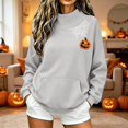thumbnail image 2 of Womens Mock Neck Sweatshirt Turtleneck Tops for Women No Hood Tops College Clothes Turtleneck Sweater Plus Size Sweatshirt Long Sleeve Shirts for Women Lightweight Sweatshirts Baseball Sweatshirt, 2 of 5