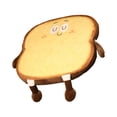 thumbnail image 2 of Naiovety Cojín de asiento con forma de tostada de felpa, adorable reemplazo suave para el hogar y la Oficina, alfombrilla suave para silla de Type3 NO3, 2 of 6