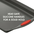 thumbnail image 3 of Rachael Ray Yumo Nonstick Oven Lovin Bakeware Set, Gray with Red Handles. 5 Piece Set, 3 of 8
