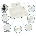 thumbnail image 3 of Outdoor IP44 Waterproof Connection Box by Restmo, Weatherproof Electrical Extension Cord Cover, Safety Seal Enclosure to Protect Holiday Decorations, LED Strip Light, Power Tool, Fountain,White, 3 of 8