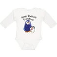 thumbnail image 3 of Inktastic Happy Birthday, Grandma Cute Penguins Boys or Girls Long Sleeve Baby Bodysuit, 3 of 5