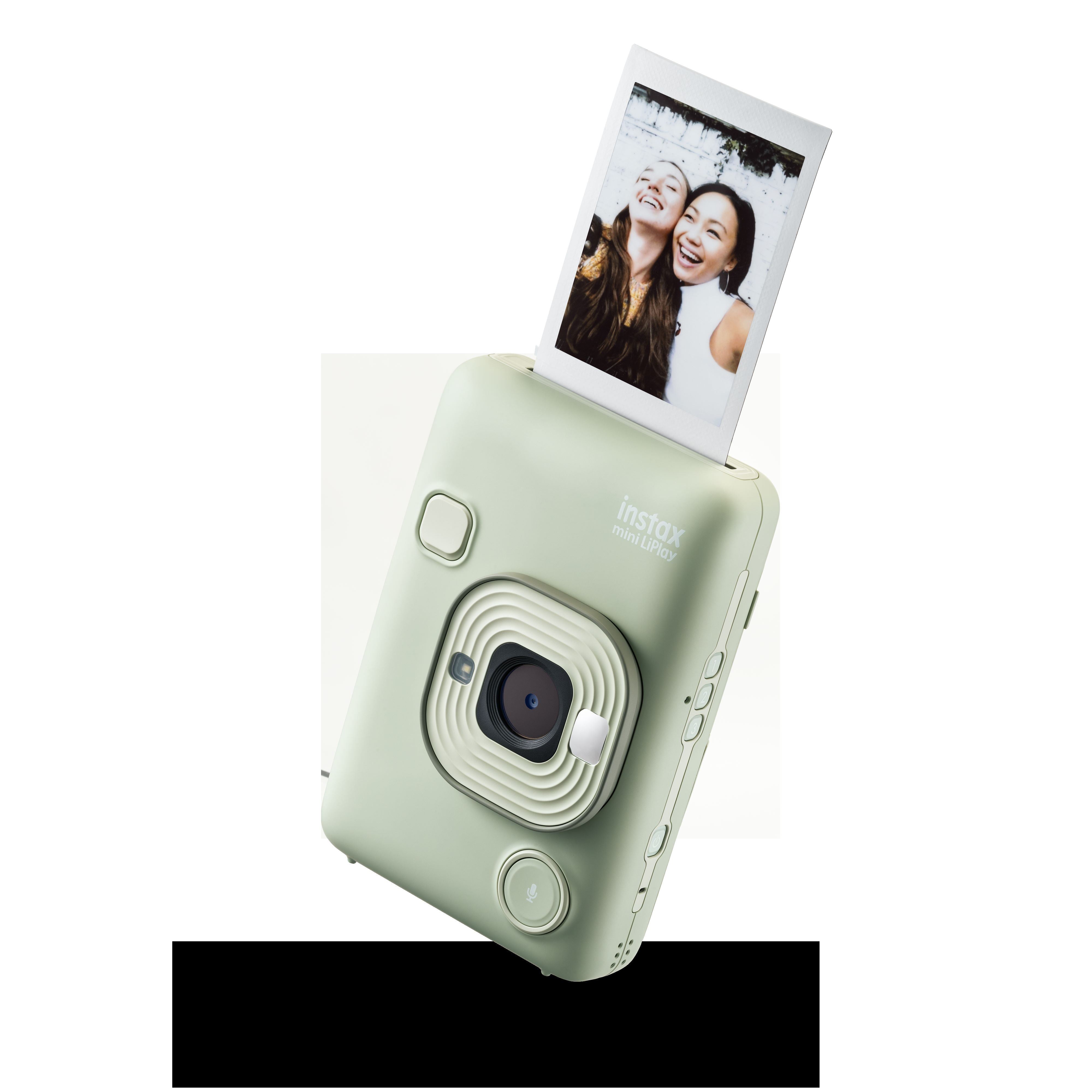デジタルカメラ FUJI FILM INSTAX MINI LIPLAY STONE WHITE Fujifilm instax mini Liplay Instant Camera, White - Walmart.com