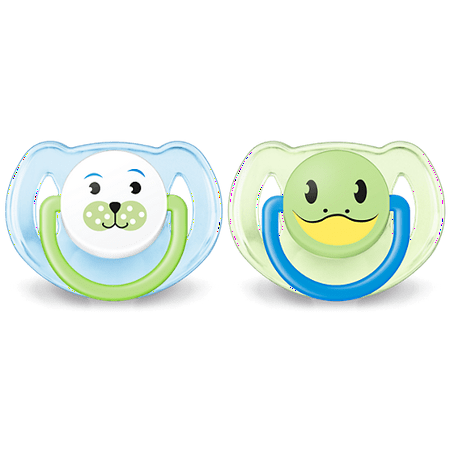 Philips Avent Orthodontic Pacifiers, 6-18 Months, Bear/Turtle - 2