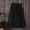 Black, variant on Tennis Skirts for Women Summer Elegant Bohemian A-Line Long Skirt For Everyday Wear Grey A