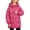 Hot Pink, variant on Down Jacket Kids Winter Warm-Puffer Coat with Hood Button Zipper 1-14 Years