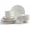 Rustic White-16-Piece Set, variant on Stoneware Dinnerware Set Rustic Mix 16-Piece Set Service For 4