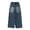 C-Blue, variant on Jeans Girls Baggy Pants for Girls High Waisted Wide Leg Denim Pants with Pockets Girls Straight Leg Jeans Girls Jeans Size 11-12 Years