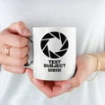 thumbnail image 3 of Aperture Test Subject Portal Logo White Mug Novelty Mug 11 Oz Coffee Tea Funny For Women Men Ceramic White Great Gift Idea Cup, 3 of 5
