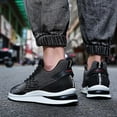 thumbnail image 6 of Men's Elevator Sneakers 2.36 Inch Invisible Height Increasing Lace up Fashion Sneakers, 6 of 7